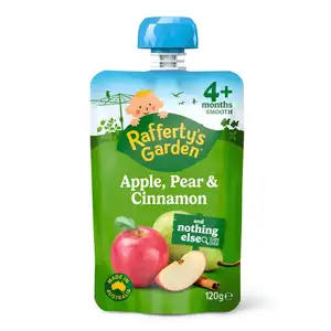 Apple, Pear & Cinnamon Smoothie for 4 Months Plus - Rafferty's Garden