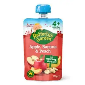 Apple, Banana & Peach Smoothie for 4 Months Plus - Rafferty's Garden