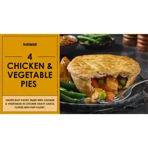 Chicken & Vegetable Pie - Iceland