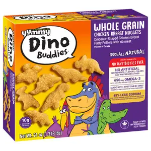 Alphabet Shaped Chicken Breast Nuggets - Yummy Dino Buddies
