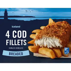 Cod Fillets Breaded - Iceland
