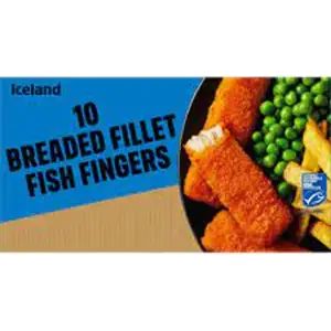 Breaded Fillet Fish Fingers - Iceland