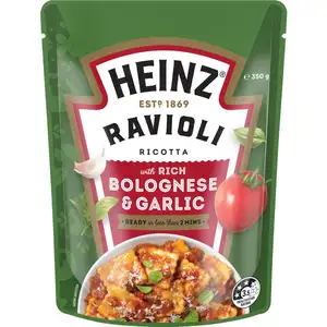 Ravioli with Rich Bolognese & Garlic - Heinz