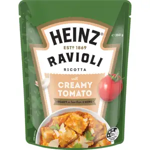 Ravioli Ricotta with Creamy Tomato - Heinz