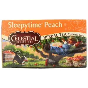 Sleepy Time Peach Herbal Tea Caffeine Free - Celestial Seasonings