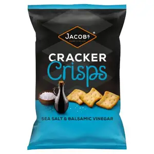 Cracker Crisps Sea Salt & Balsamic Vinegar - Jacob's