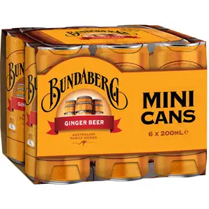 Ginger Beer Can Pack - Bundaberg