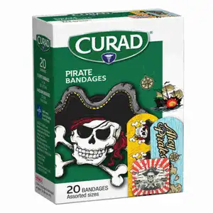Pirate Bandage Assorted Size - Curad