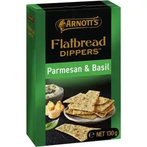 Parmesan & Basil Flatbread Dippers - Arnott's