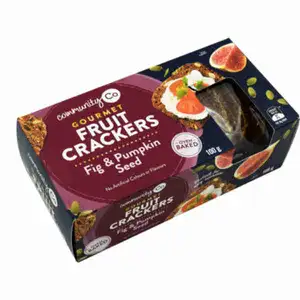 Gourmet Fruit Crackers Fig & Pumpkin Seed - CommunityCo