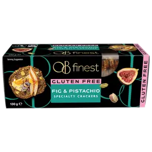 Gluten Free Fig & Pistachio Specialty Crackers - OB Finest