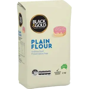 Plain Flour - Black & Gold