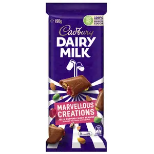 Marvellous Creations Jelly Popping Candy Beanies Milk Chocolate - Cadbury