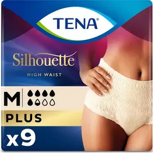 Cream Silhouette HIgh Waist Size M - Tena