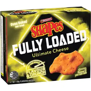 Shapes Fully Loaded Flame Ultimate Cheese - Arnott's
