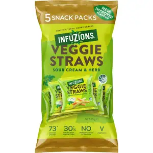 Sour Cream & Herbs Veggie Straws - Infuzions