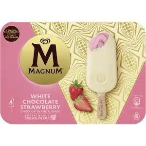 White Chocolate Strawberry - Magnum