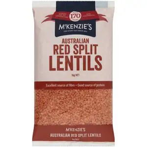 Red Split Lentils - McKenzie's