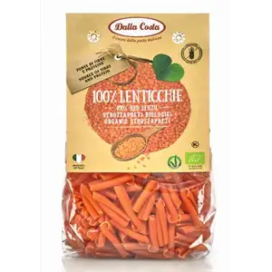 Organic Pasta Red Lentil - Dalla Costa