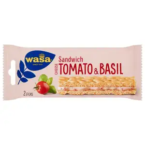 Tomato & Basil Cheese Sandwich - Wasa