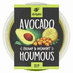 Avocado Creamy & Decadent Hummus Dip - Delphi