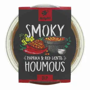 Smoky Paprika & Red Lentil Hummus Dip - Delphi