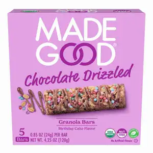 Chocolate Drizzeled Granola Bars - MadeGood