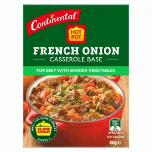 French Onion Casserole Base for Beef with Garden Vegetables - Continental