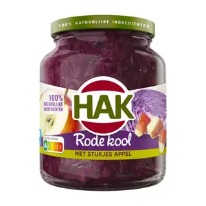 Red Cabbage with Apple Pieces - Hak