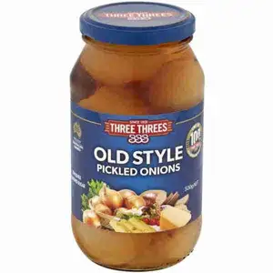 Old Style Pickled Onions - Three Threes