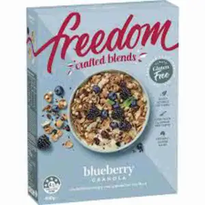 Gluten Free Crafted Blends Blueberry Granola - Freedom