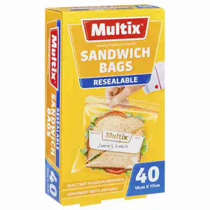 Sandwich Bags Resealable - Multix