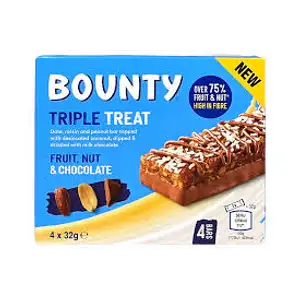 Triple Treat Fruit, Nut & Chocolate Bar - Bounty
