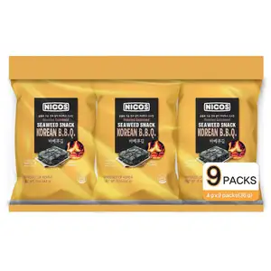Roasted Seasoned Seaweed Korean BBQ - Nicos
