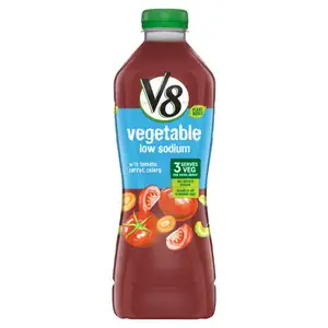 Low Sodium Vegetable Juice No Added Sugar - V8