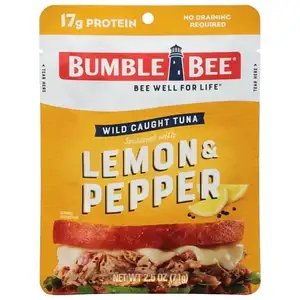 Wild Caught Tuna Lemon & Pepper - Bumble Bee