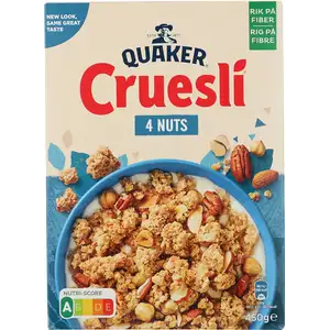 Cruesli 4 Nuts - Quaker
