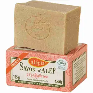 Premium Aleppo Soap with Pink Clay - Alepia - Alépia