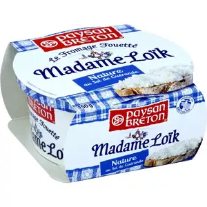Fresh Plain Whipped Cheese with Sea Salt - Paysan Breton
