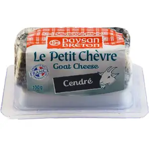 Ash-Coated Goat Cheese - Paysan Breton