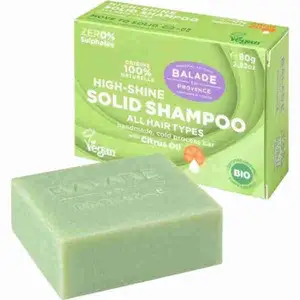 High Shine Solid Shampoo All Hair Types with Citrus Oil - Balade en Provence