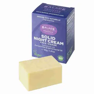 Solid Night Cream with Cocoa Butter & Apricot Kernel Oil - Balade en Provence