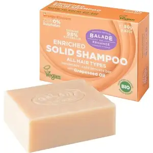 Enriched Solid Shampoo All Hair Types with Grapeseed Oil - Balade en Provence