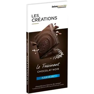 The Fascinating Dark Chocolate Salt Flower - Les Créations