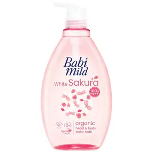 Organic Head & Body Baby Bath White Sakura - Babi Mild