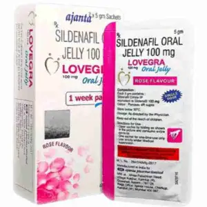 Slidenafil Oral Jelly 100mg Rose - Kamagra