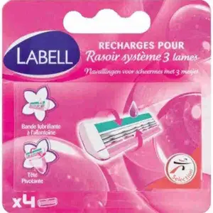 Women Refills Razor 3 Blades - Labell