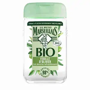 Organic Olive Leaf Shower Gel - Le Petit Marseillais