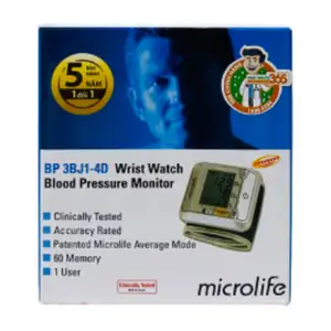 Wrist Watch Blood Pressure Monitor BP 3BJ1 4D - Microlife - Ucare Pharmacy