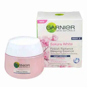Sakura White Pinkish Radiance Sleeping Mask Night - Garnier